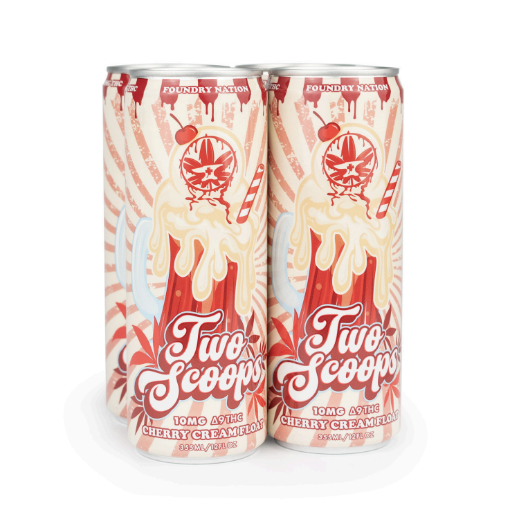 Two Scoops Beverages 10mg THC / Cherry Creamfloat